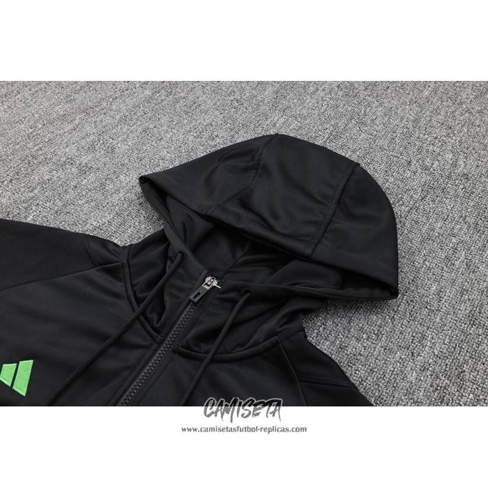 Chandal de Sudadera del Bayern Munich 2023-2024 Nino Negro y Blanco